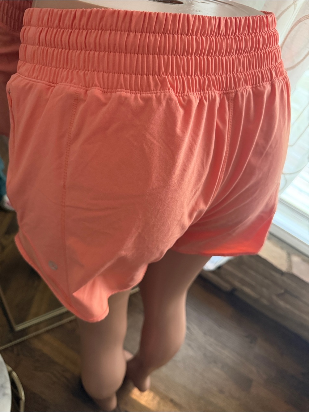 Women’s Coral Pink Athletic Shorts